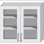 K&ouml;&ouml;gikapp Stolkar Natalia White Gloss, valge