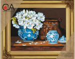 Kanvaa pildiga - tikkimiskomplekt, 22cm x 30cm, Collection D'Art, 6256K