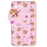 Kummiga voodilina Paw Patrol Skye, 90x200 + 25 cm