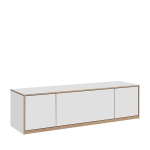 TV-laud Mebelbos Complex 2d1k, 170,2x45x46,8 cm, valge