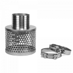 Imis&otilde;el 100 mm / 4" imemisvooliku jaoks + 2 x &uuml;he poldiga voolikuklambrid GBS