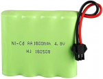 1 tk 4.8V Ni-CD 1800mAh laetav aku auto kaugjuhtimispuldi jaoks