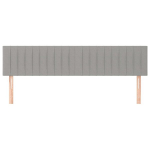 vidaXL voodipeatsid 2 tk, helehall, 90x5x78/88 cm, kangas