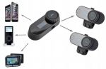 Handsfree seade K&auml;ed-vabad varustus, kiivri jaoks (mootorratas, suusatamine)