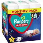 P&uuml;ksm&auml;hkmed Pampers Night Pants Monthly Pack, suurus 6, 15+ kg, 76 tk