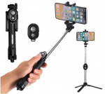 Selfie pulk (Selfie stick) Statiivi funktsiooni ja kaugjuhtimispuldiga selfie-pulk