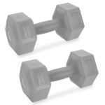 Kuusnurksed hantlid 2tk x3 kg Spokey MONSTER, hall