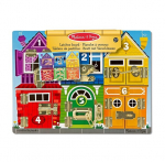 Melissa & Doug Tahvel lukkude ja turvaelementidega - motooriline m&auml;nguasi 3+