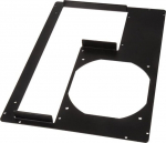 DimasTech Case backpanel Micro-ATX, 5 slots Aluminium, Black (S0022GB)