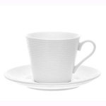 Kohvitass koos alustassiga, portselan