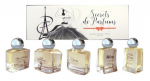Komplekt Charrier Parfums "Secrets De Parfums" naistele: Jolie Valse EDP, 9,9 ml + Love Mysterious EDP, 10,5 ml + Melissa EDP, 9,9 ml + Miss Solena EDP, 9,9 ml + Veux-tu, 9,8 ml