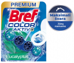 Tualetipuhastaja-v&auml;rskendaja Bref Blue Aktiv Eucalyptus, 50 g