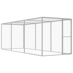 vidaXL kassipuur 4,5 x 1,5 x 1,5 m tsingitud teras