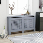 vidaXL radiaatorikate antratsiit 152 x 19 x 81 cm, MDF