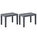 vidaXL aiapingid 2 tk, antratsiithall, plastist