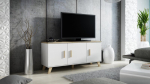Kummut Cama Meble Lotta 150 3D, valge/tamm