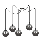 Emibig rippvalgusti Gigi 5 Black/Graphite