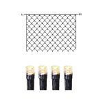 Valgusv&otilde;rk System Decor, 2x1,5m, 100 LED, must kaabel, IP44