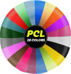 PCL plastik 3D pliiatsile PCL, 100m, madala temperatuuriga plastmass 3D-pliiatsitele