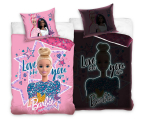 Laste helendav voodipesukomplekt Barbie 140x200, 2-osaline