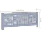 vidaXL MDF radiaatorikate, hall, 205 cm