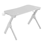Mars Gaming MGD - Valge m&auml;nguri laud - K&otilde;rvaklappide tugi + Pudelihoidja - 110x60cm