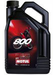 100% s&uuml;nteetiline mootori&otilde;li 2-taktilistele mootorrataste mootoritele Motul 800, 4 l