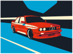 Maalimiskomplekt numbrite j&auml;rgi BMW 15x20