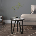 vidaXL teelaud, must, diameeter 35 cm, MDF