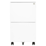 Mobiilne kontorikapp vidaXL, valge, 39 x 45 x 67 cm, teras