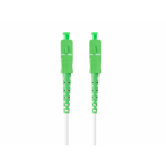 Kiudoptika kaabel - LANBERG - 10m - SC/APC pistik - Valge - Norm G.657.A2