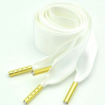 Satiinist laiad kingapaelad 25 mm 120 cm, v&auml;rv helekollane