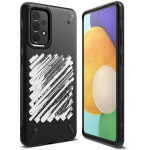 Ringke Onyx Design Durable TPU Case Cover for Samsung Galaxy A72 4G black (Paint) (OXSG0047) (Black)