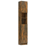 Vannitoakapp vidaXL, suitsutatud tamm, 32 x 25,5 x 190 cm, tehispuit
