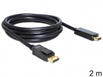 Delock - Kaabel DISPLAYPORT M->HDMI M 2M GOLD