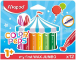 Jumbo Colorpeps k&uuml;&uuml;nlapliiatsid 12 tk.