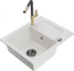 Graniidist k&ouml;&ouml;givalamu Mexen Enzo koos segisti ja sifooniga, White+Black/Gold