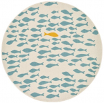 Lastetoa vaip Zala Living Vini One & Only, 120x120 cm, &uuml;mmargune