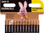 Duracell patareid AAA 1,5V LR03, 12 tk