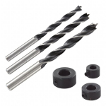 Puurid s&uuml;gavuspiirikuga t&uuml;&uuml;blitele, 3 tk, 6/8/10mm