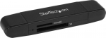 SD kaardi lugev seade microSD STARTECH - USB 3.0 5 Gb/s - USB C USB A - Must