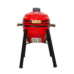 Kamado grill lisadega Zyle 39,8 cm, Starter, ZY16KSRDSET, punane