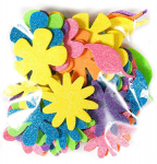 Vahtplastist kleebised S&auml;delevad lilled, 72 tk