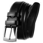 Meeste nahast rihm, must