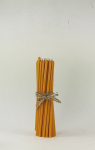 Mesilasvahast k&uuml;&uuml;nlad, v&auml;ikesed, meev&auml;rvi, 105 tk, 0,6х18 cm