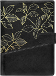 Boss N&auml;dal A5 horisontaal, FASHION kaaned (MUST CERVO), Boss Week A5 horizontal, FASHION covers (black cervo)