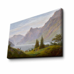 Reproduktsioon M&auml;gij&auml;rv, hommik (Caspar David Friedrich)