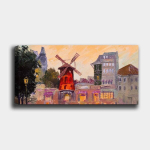 Reproduktsioon l&otilde;uendil Moulin Rouge, 50x120 cm