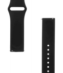 Kellarihm silikoonist Tactical 432 20 mm, must