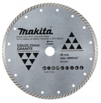 Teemantketas 230 mm turbo / kuiv A-84084 Makita, Unique
